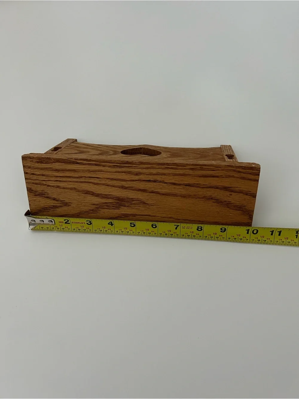Vintage Wooden Heart Cutout Wall Shelf Hanging Cottagecore Farmhouse Decor 10”